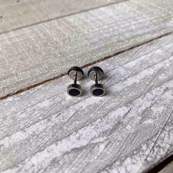 Men's Stud Earrings - Picture 1 of 7